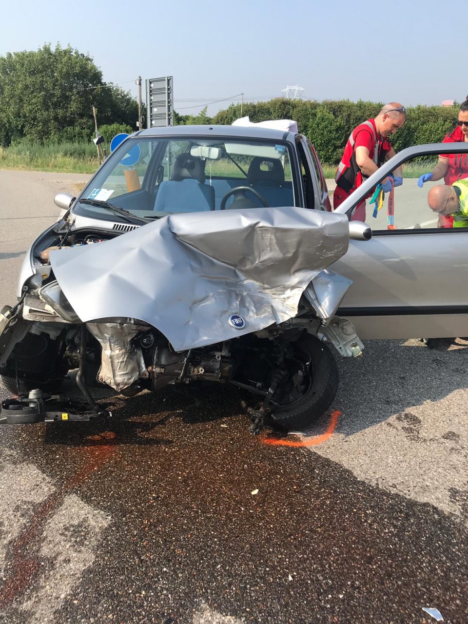 Incidente a Parabiago: coinvolte due donne FOTO