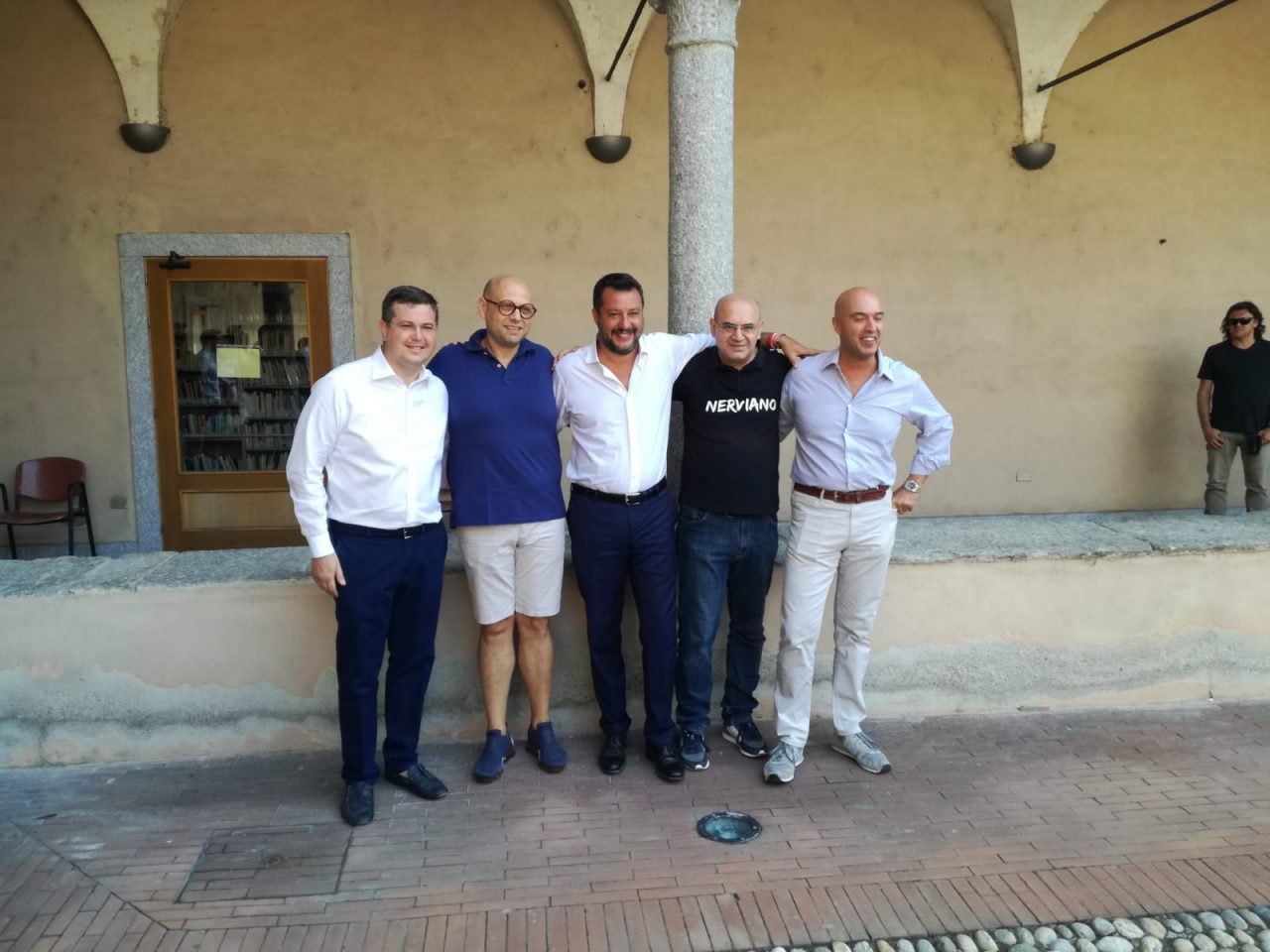 Salvini a Nerviano: bagno di folla FOTO e VIDEO