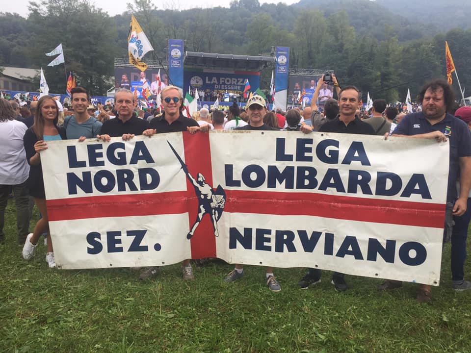 Anche la Lega nervianese presente al tradizionale raduno di Pontida