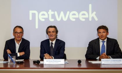 Presidente Fontana in sede Netweek: "Conte si è dimenticato il Nord"