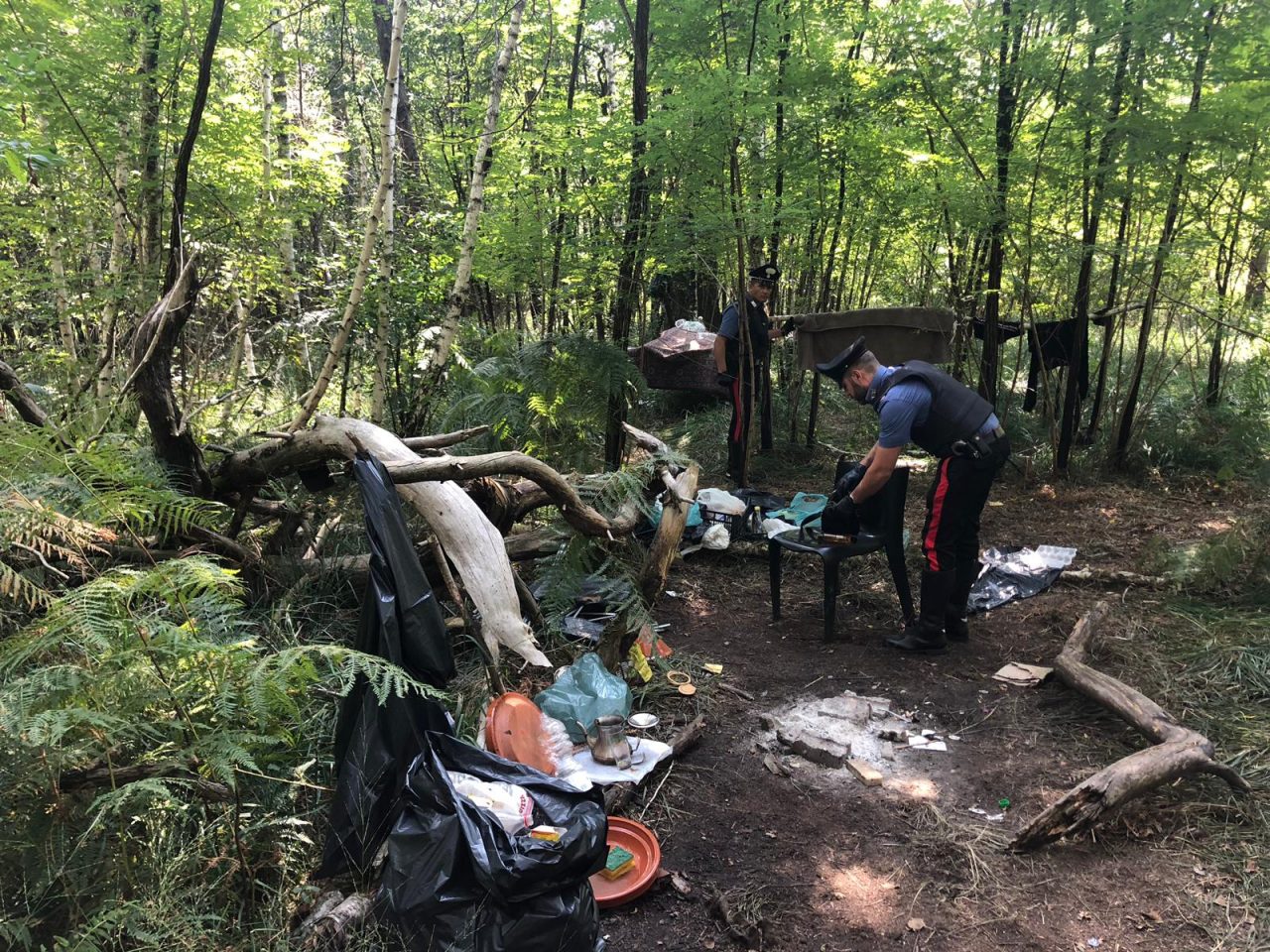 Ancora spaccio nel Parco delle Groane FOTO