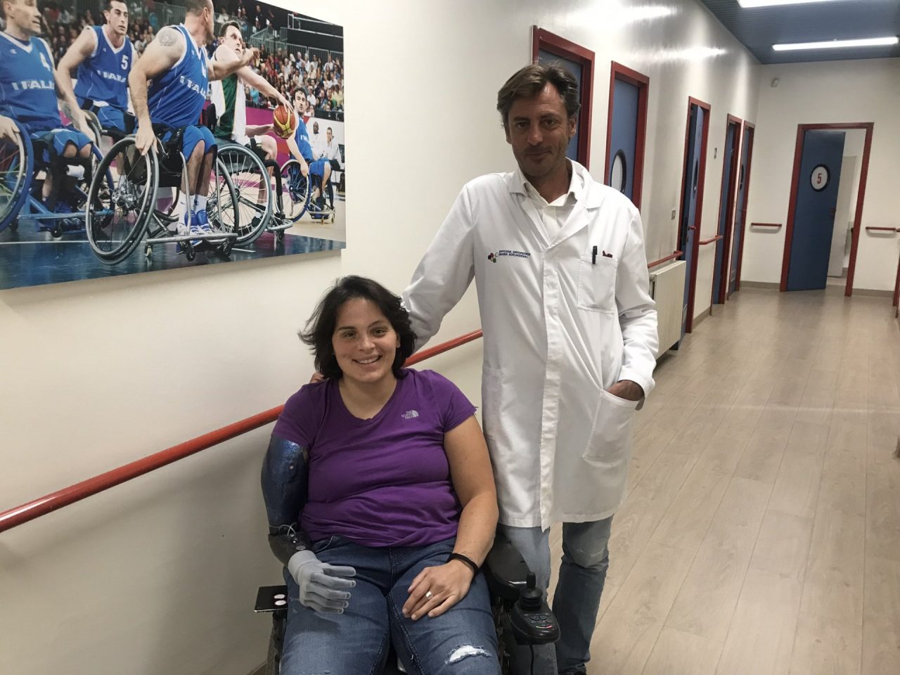 Braccio bionico per Allegra Magenta, campionessa del Nerviano tennistavolo