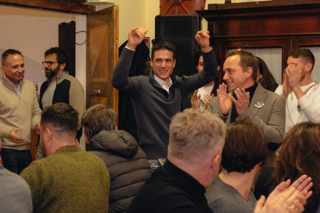 Cena col fantino Giovanni Atzeni