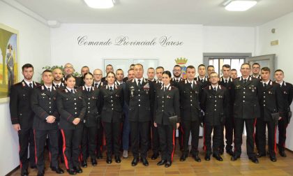 In arrivo 20 nuovi carabinieri al Comando Provinciale di Varese