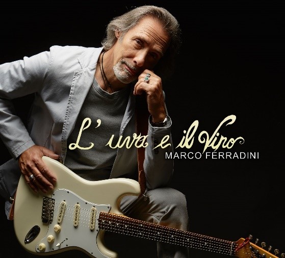 Marco Ferradini in Frera con il suo nuovo album, “L’uva e il vino”