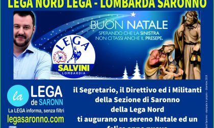 Natale a Saronno: Lega in piazza con gazebo