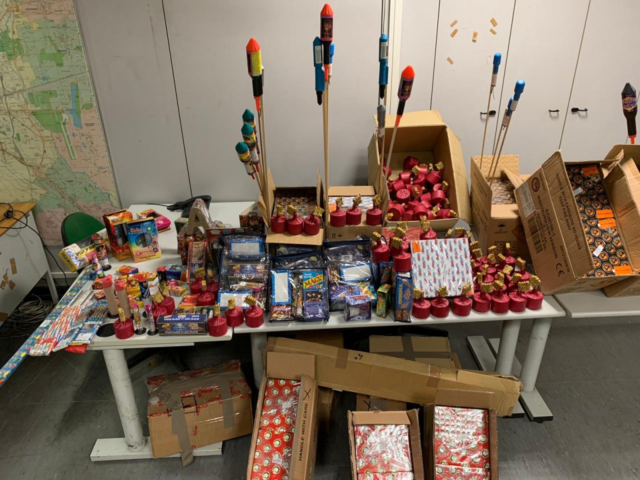 Sequestrati oltre 250 chili di fuochi d’artificio illegali