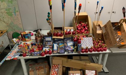 Sequestrati oltre 250 chili di fuochi d'artificio illegali