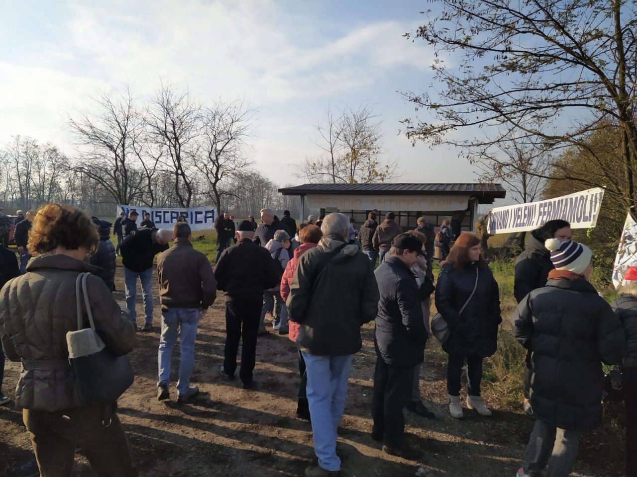 Cava Solter, nuovo presidio contro la discarica – FOTO