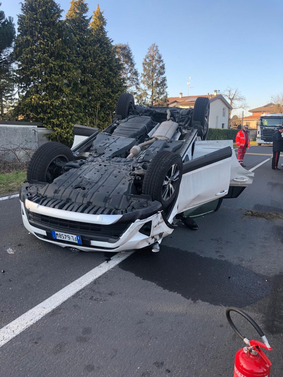 schianto a fagnano olona