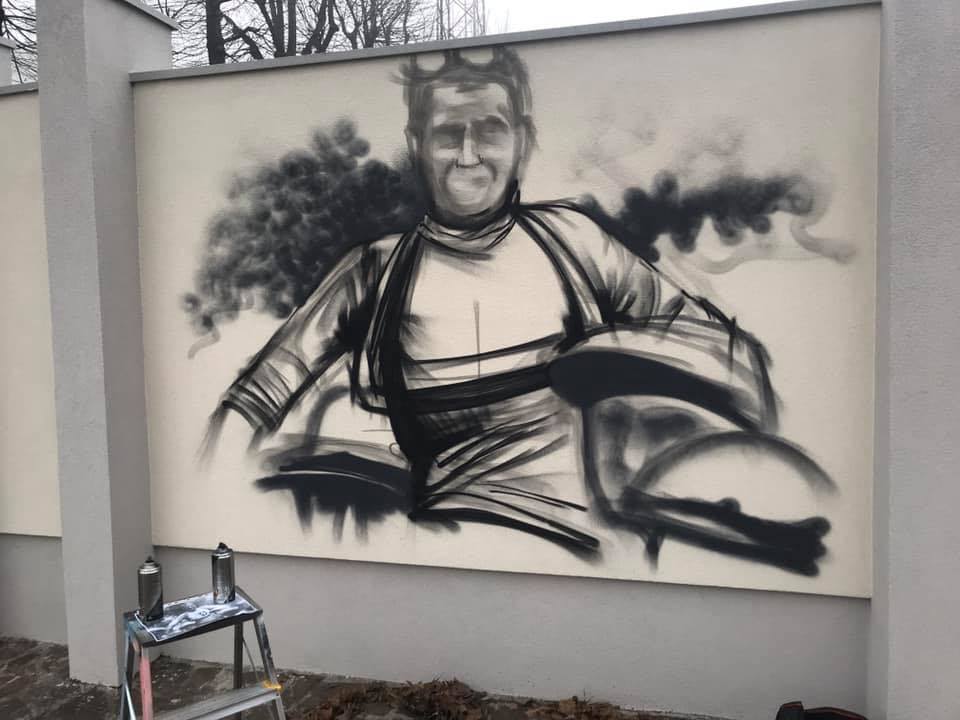 Un murales per Libero Ferrario a Parabiago