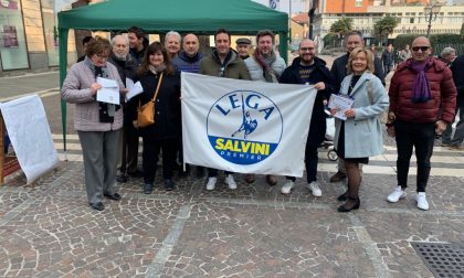 Lega in piazza a Saronno: tesseramento 2020 e campagna elettorale
