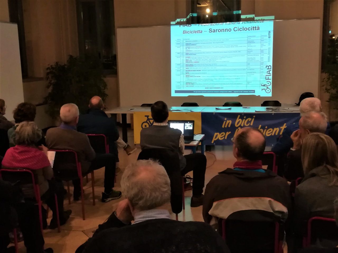 Fiab Saronno serata in Sala Nevera