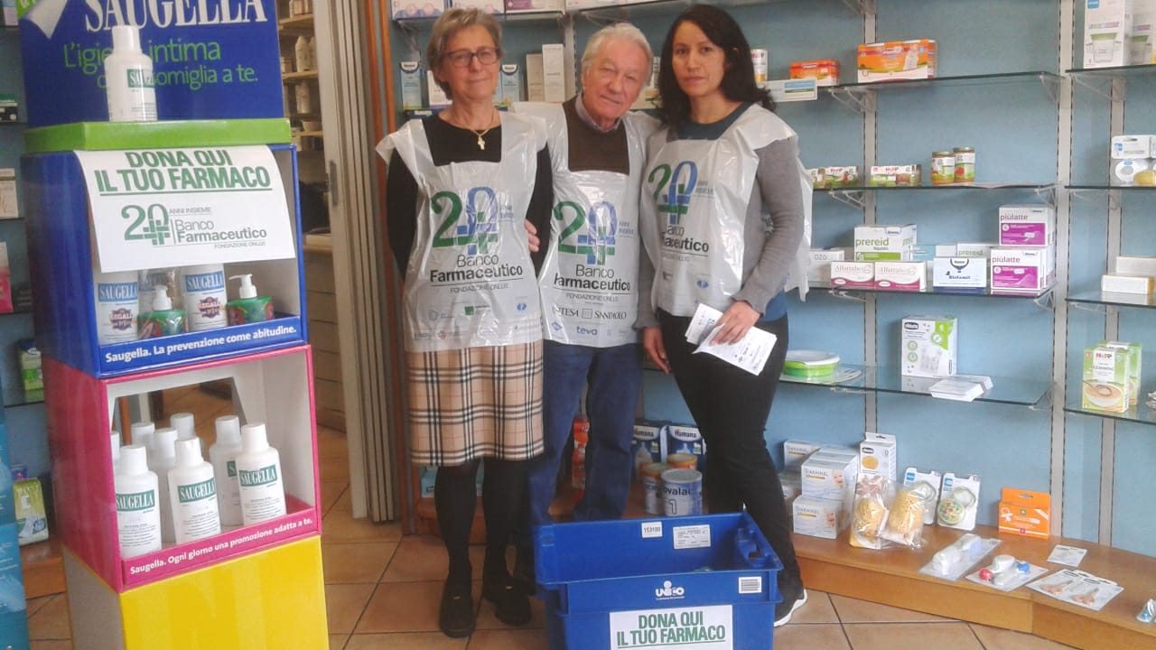 Banco farmaceutico ha raccolto oltre 541mila confezioni di medicinali