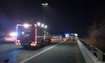 Ribaltamento in autostrada e aggressione a Legnano SIRENE DI NOTTE