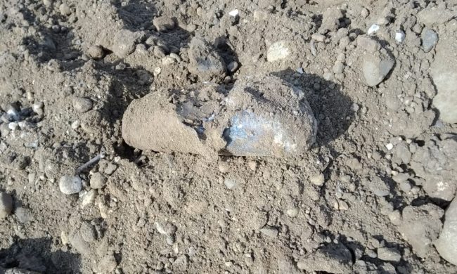 Residuo bellico trovato negli scavi per la Pedemontana FOTO