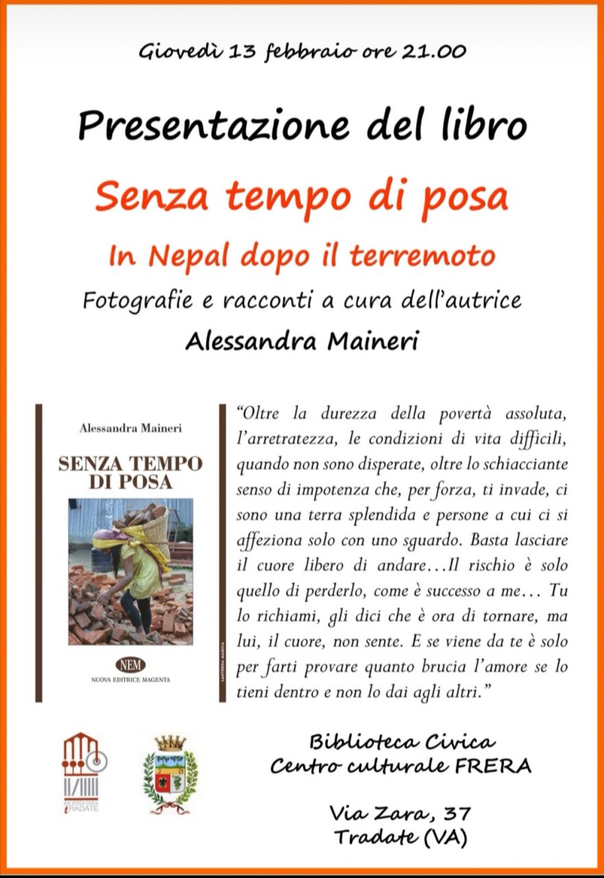 Alessandra Maineri: “Senza tempo di posa”