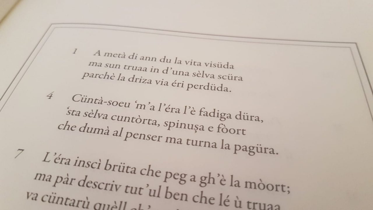 Dante Alighieri si “trasferisce” a Venegono: stasera l’Inferno parla dialetto
