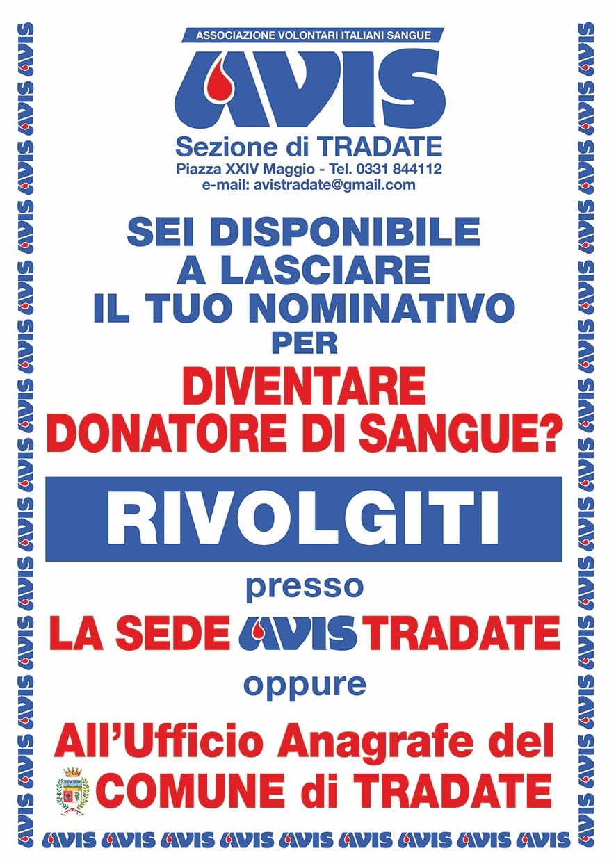 Avis Tradate premia i donatori da record