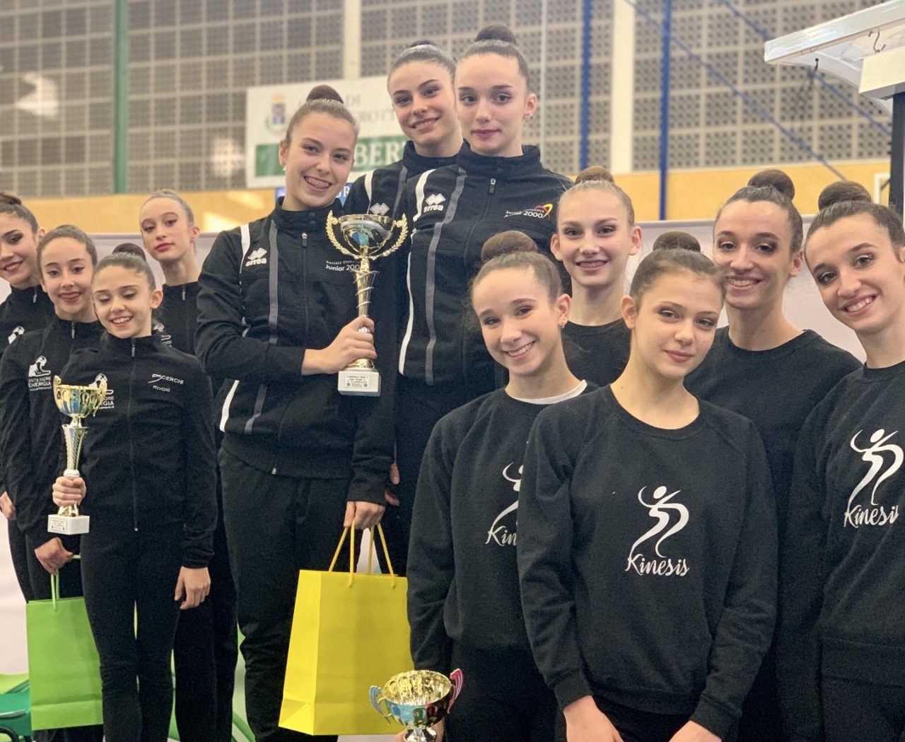 Ginnastica ritmica, bronzo per la Kinesis nel campionato di Serie C Gold