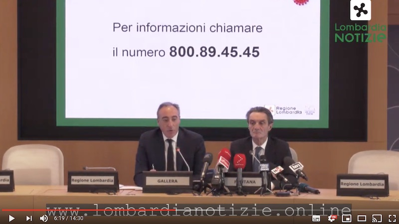 Coronavirus, Fontana: “E’ il tempo della fermezza: chiudere tutto”