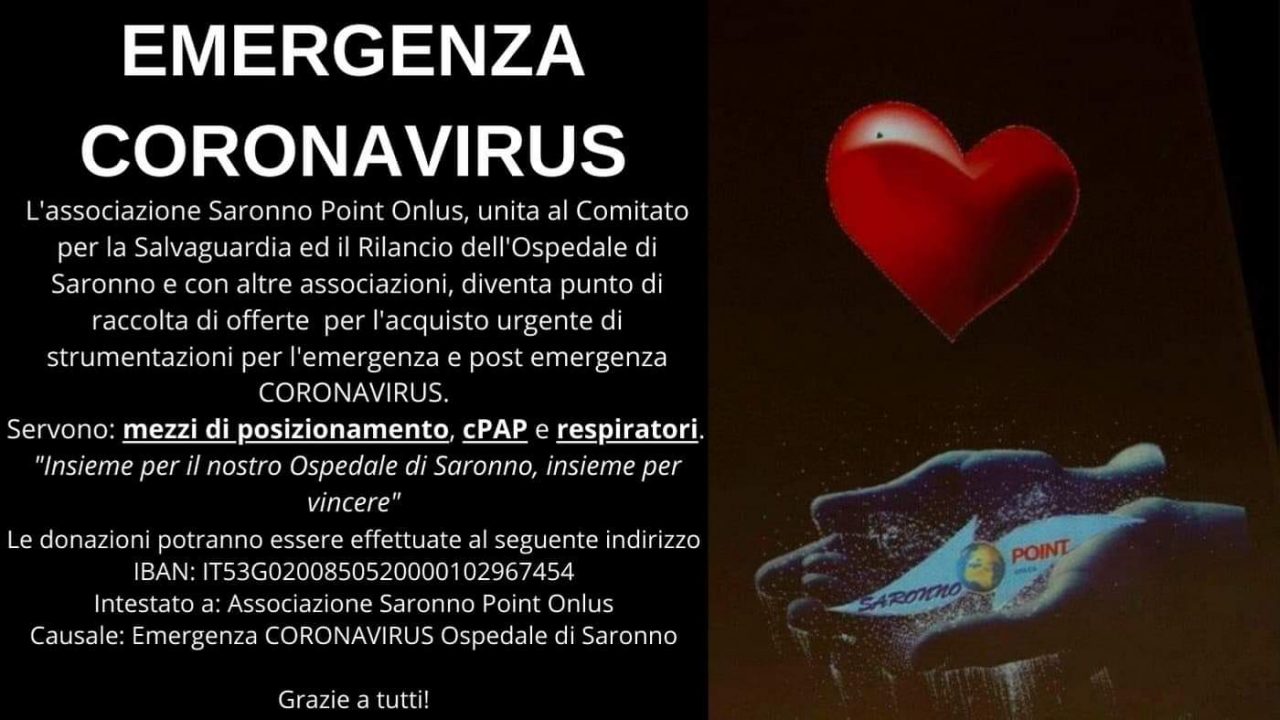 Ospedale Saronno raccolti 133mila euro di donazioni