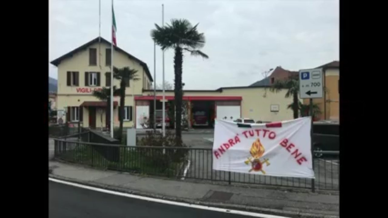 Coronavirus, il messaggio dei Vigili del Fuoco di Varese: “State a casa per noi” VIDEO