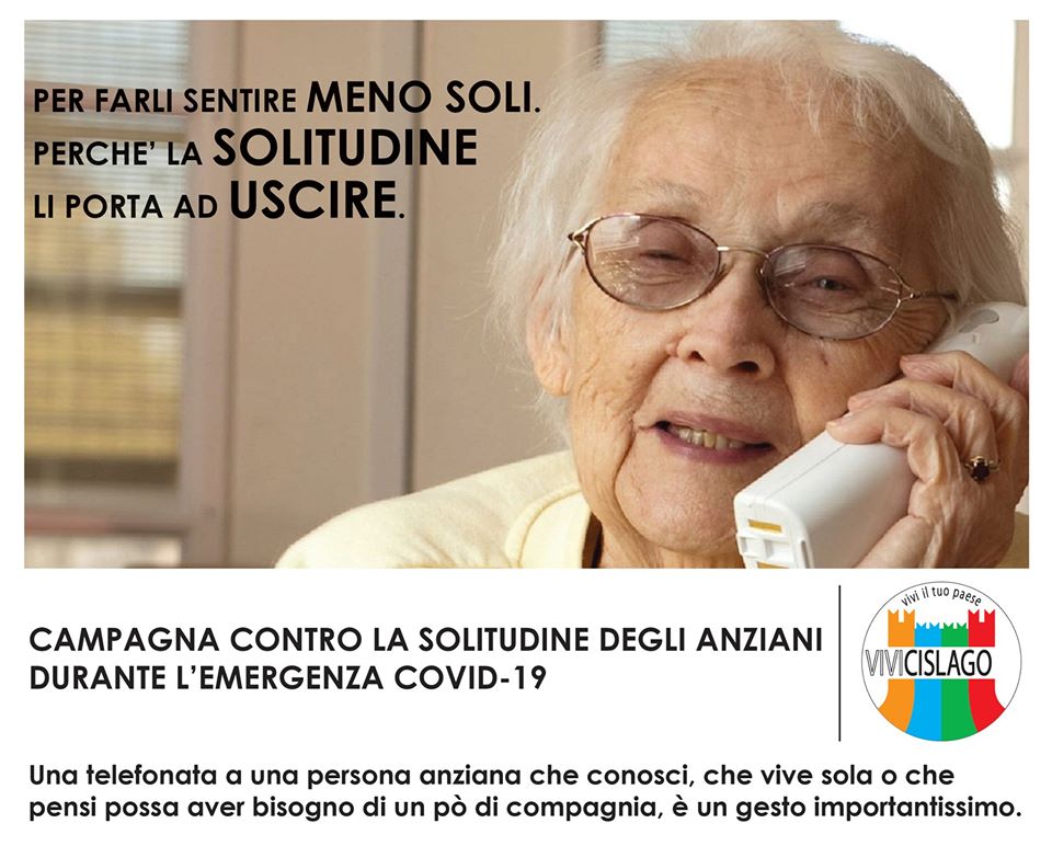 Facciamo sentire meno soli gli anziani: l’appello di ViViCislago