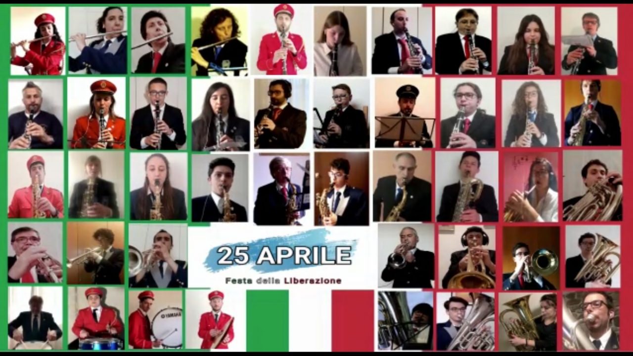 25 aprile in musica con le bande di Como VIDEO