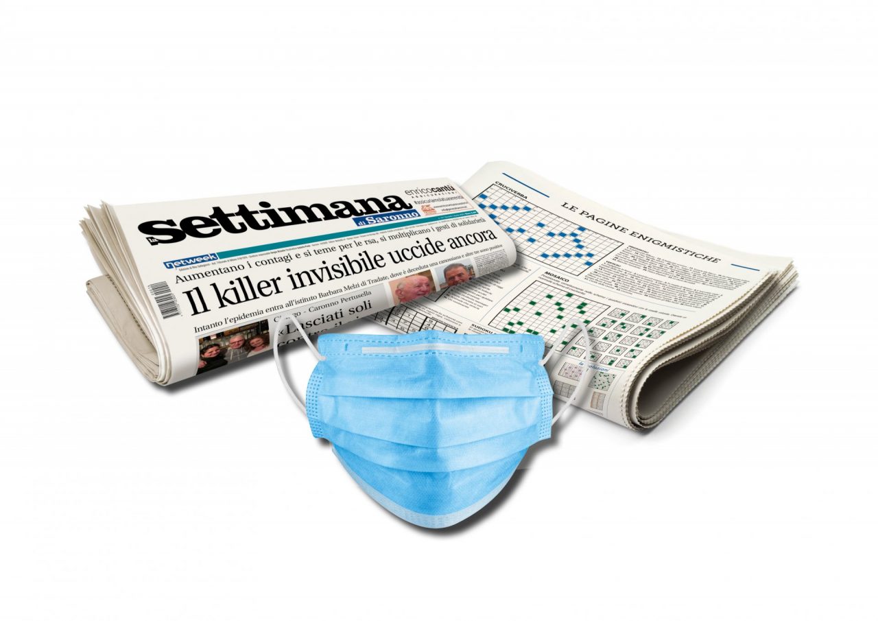 Da oggi in edicola una mascherina insieme a La Settimana di Saronno