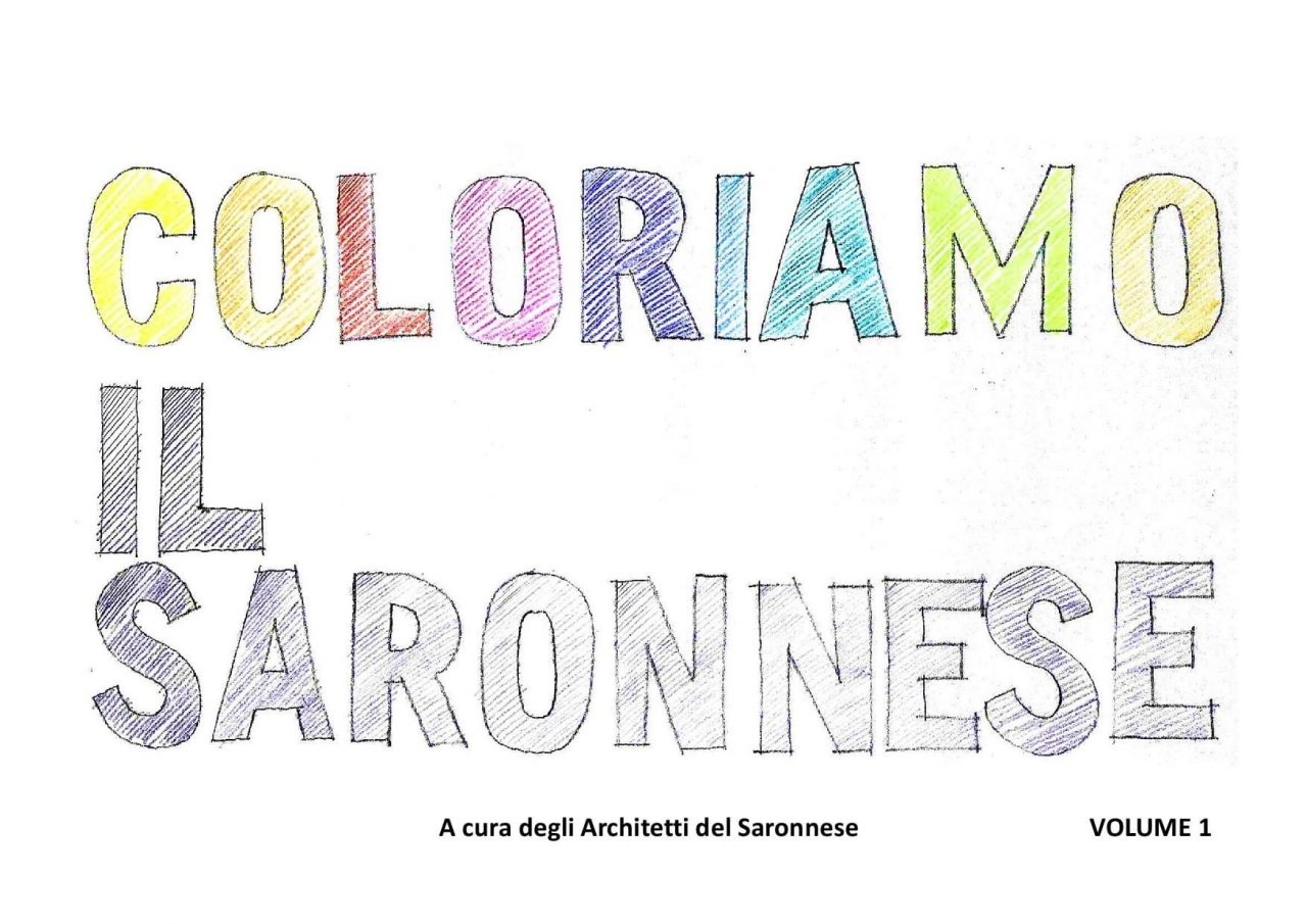 Idea originale di un gruppo di architetti: l’album da colorare