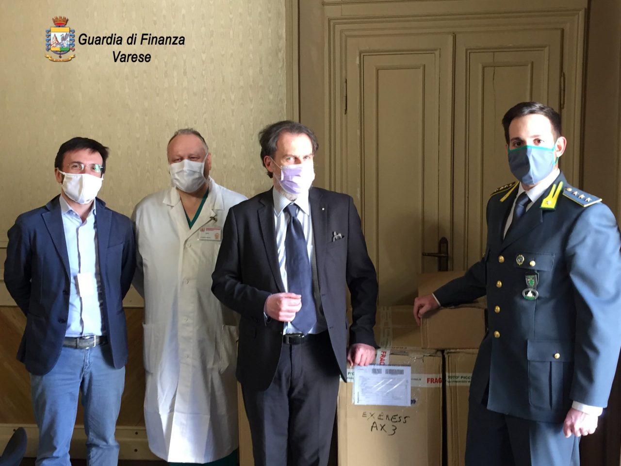 Fiamme gialle, cuore d’oro: donazione della Guardia di Finanza al Circolo di Varese