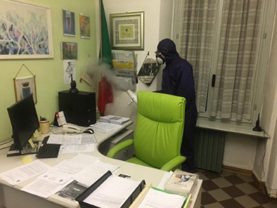 Sanificazione di alcuni edifici comunali a Ceriano