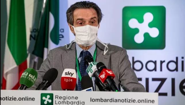 Coronavirus, Fontana: “Numeri in linea, confidiamo in discesa fra qualche giorno”