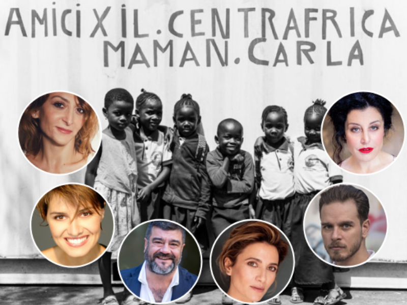 Sei grandi artisti insieme per Amici per il Centrafrica