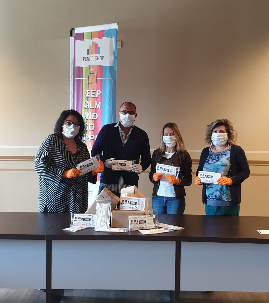 Il Did dona mascherine per i commercianti