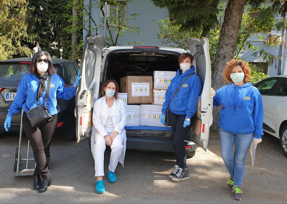 Amici dell’Infanzia dona oltre mille mascherine e protezioni all’ospedale di Saronno