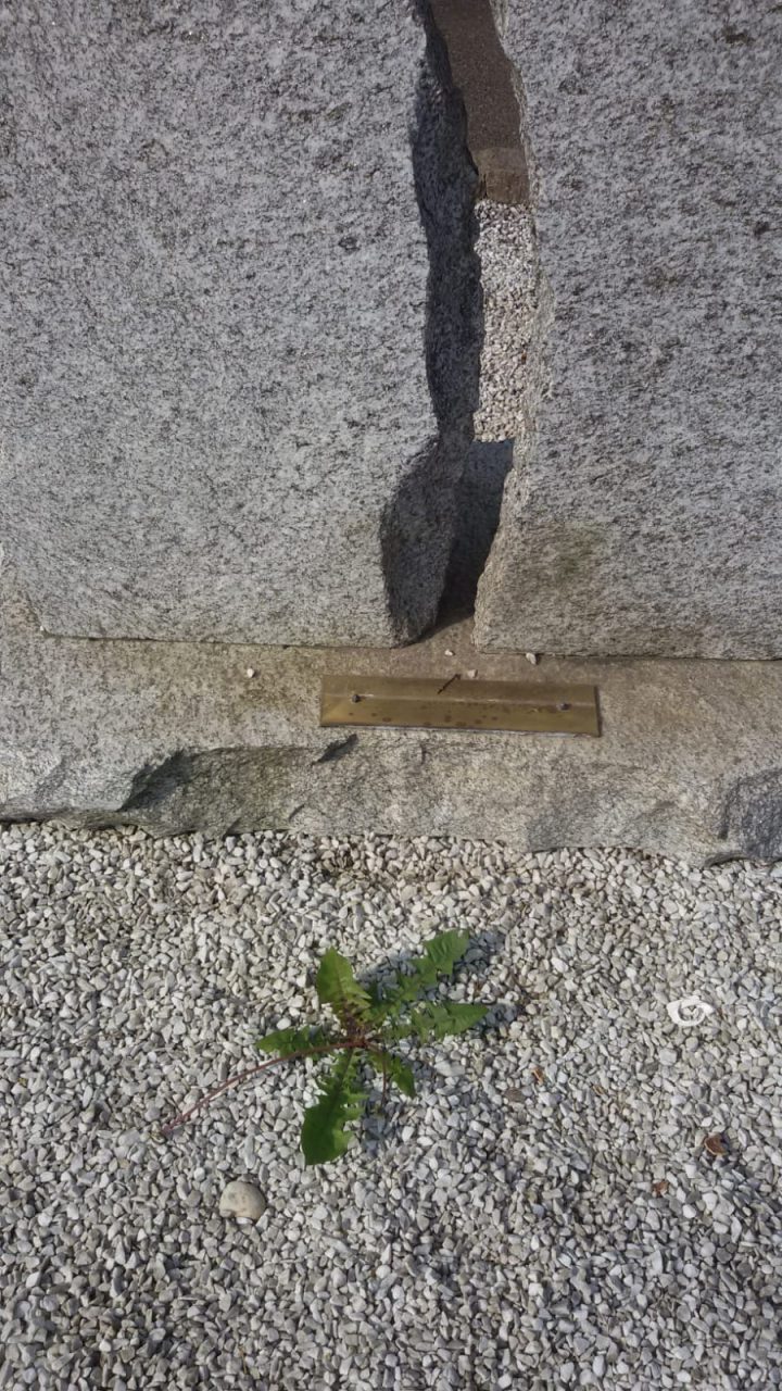 Vandali contro il monumento in ricordo delle Foibe