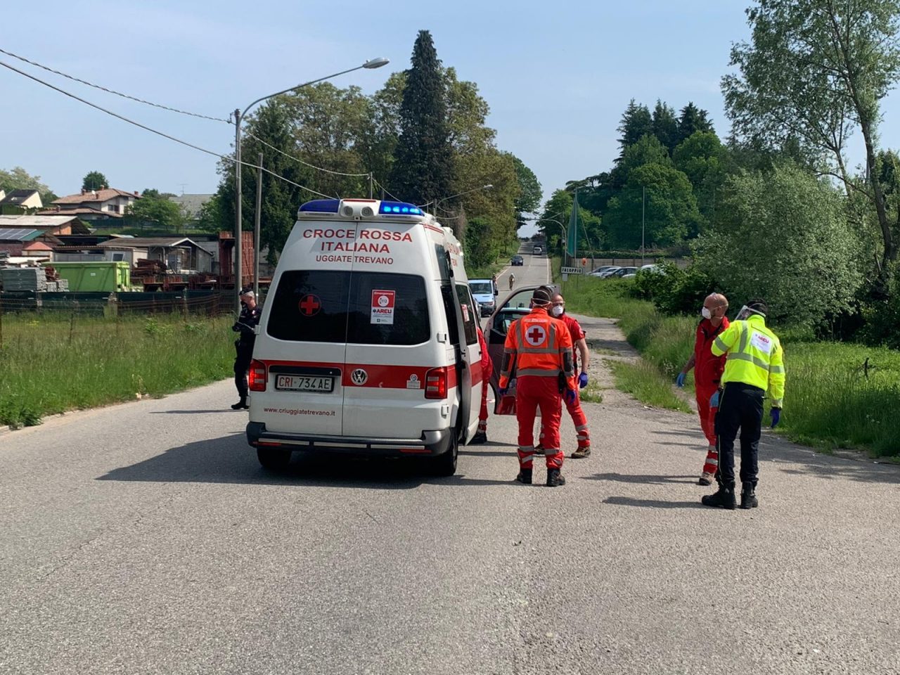 Cade dalla bici a Faloppio, 36enne di Venegono ricoverato in codice rosso
