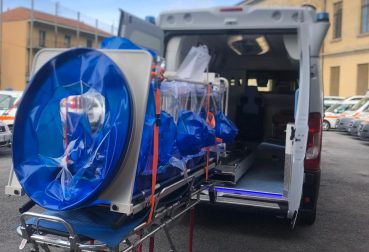 Croce Azzurra, operativa la nuova ambulanza bio-contenitiva per la Lombardia