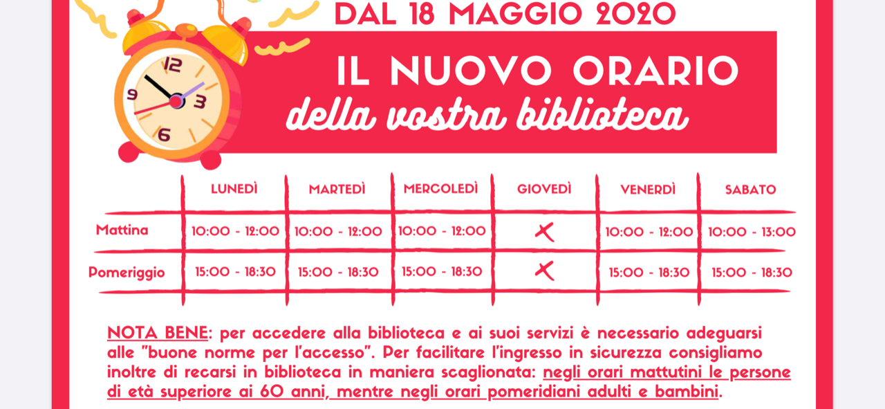 Biblioteca aperta da lunedì a Caronno Pertusella