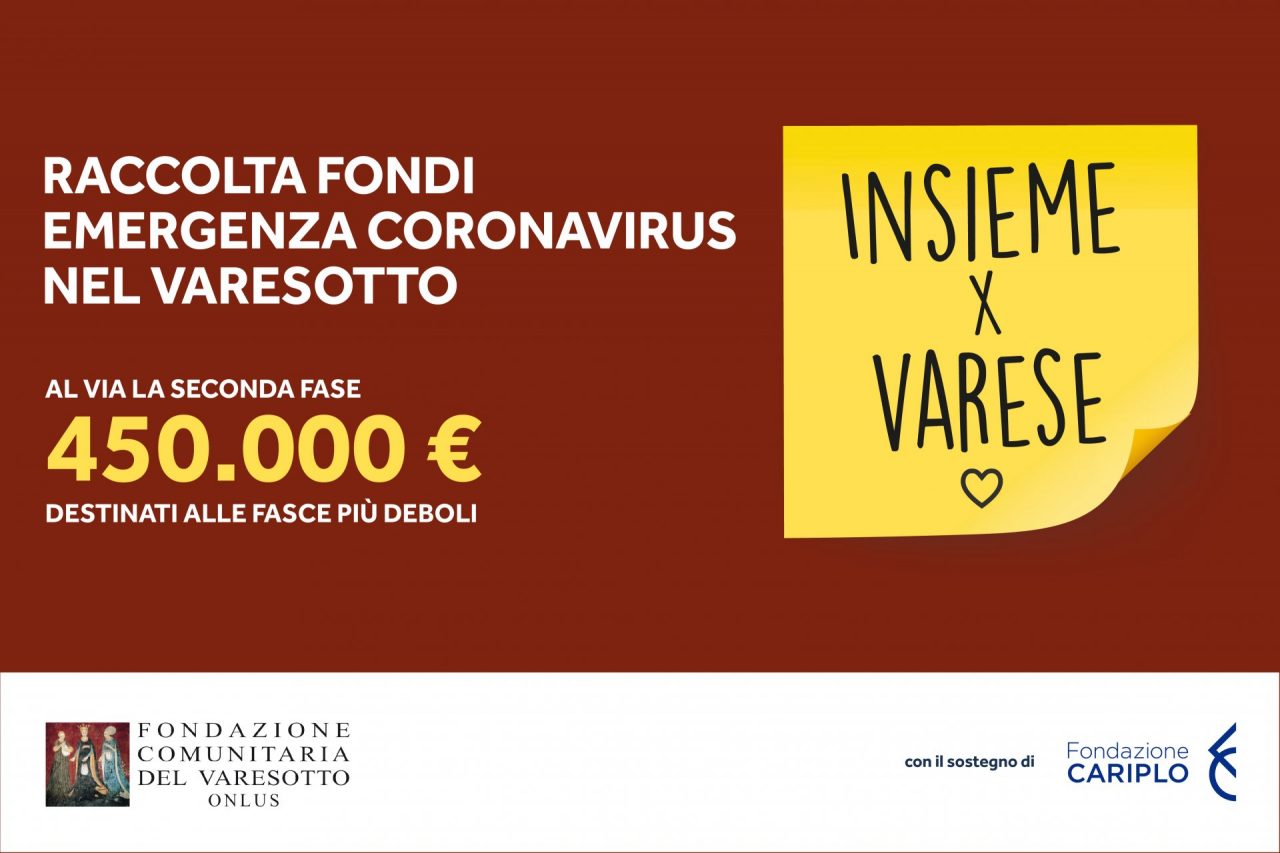 Insieme per Varese: altrei sette progetti finanziati da Fondazione Comunitaria del Varesotto