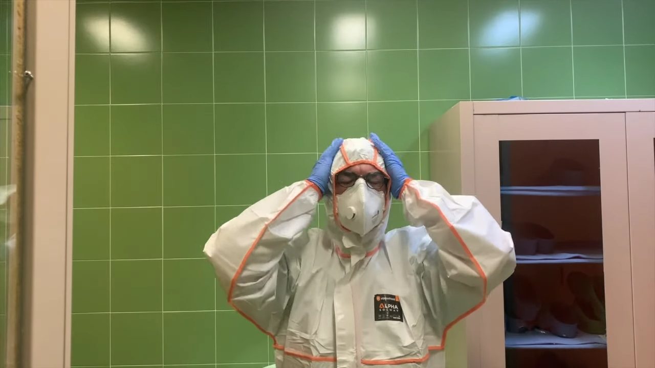 Immagini e suoni dal fronte del coronavirus all’ospedale di Sondalo VIDEO