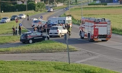 Scontro auto-moto a Limido: ferito un centauro di 44 anni