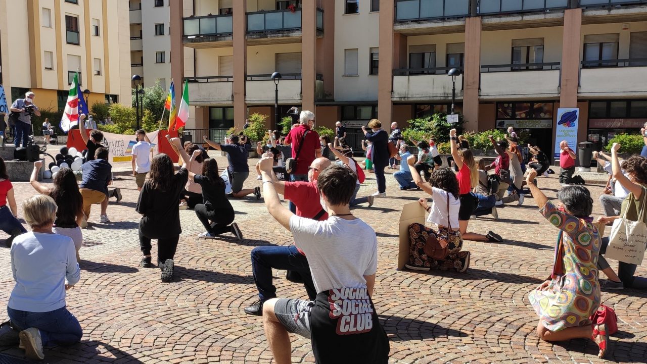 malnate flash mob razzismo black lives matter
