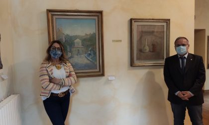 Saronno, sindaco e assessore in visita all'Atelier De Rocchi