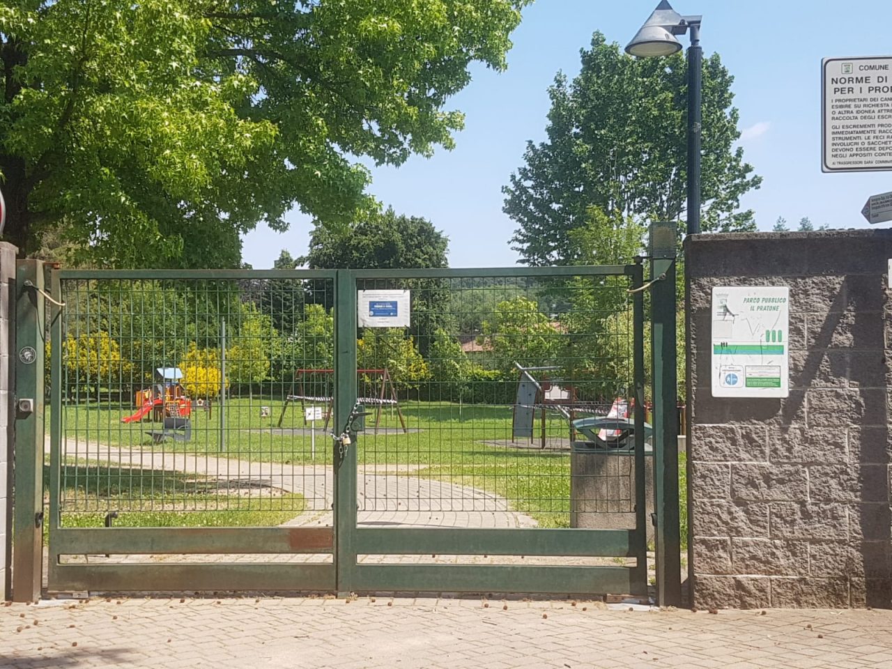 Doppio cantiere in corso: il Pratone chiude per una settimana