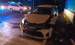 Auto contro ostacolo a Olgiate, tre giovani feriti FOTO