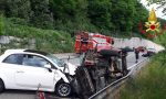 Tremendo incidente in via Peschiera a Varese, sette feriti FOTO