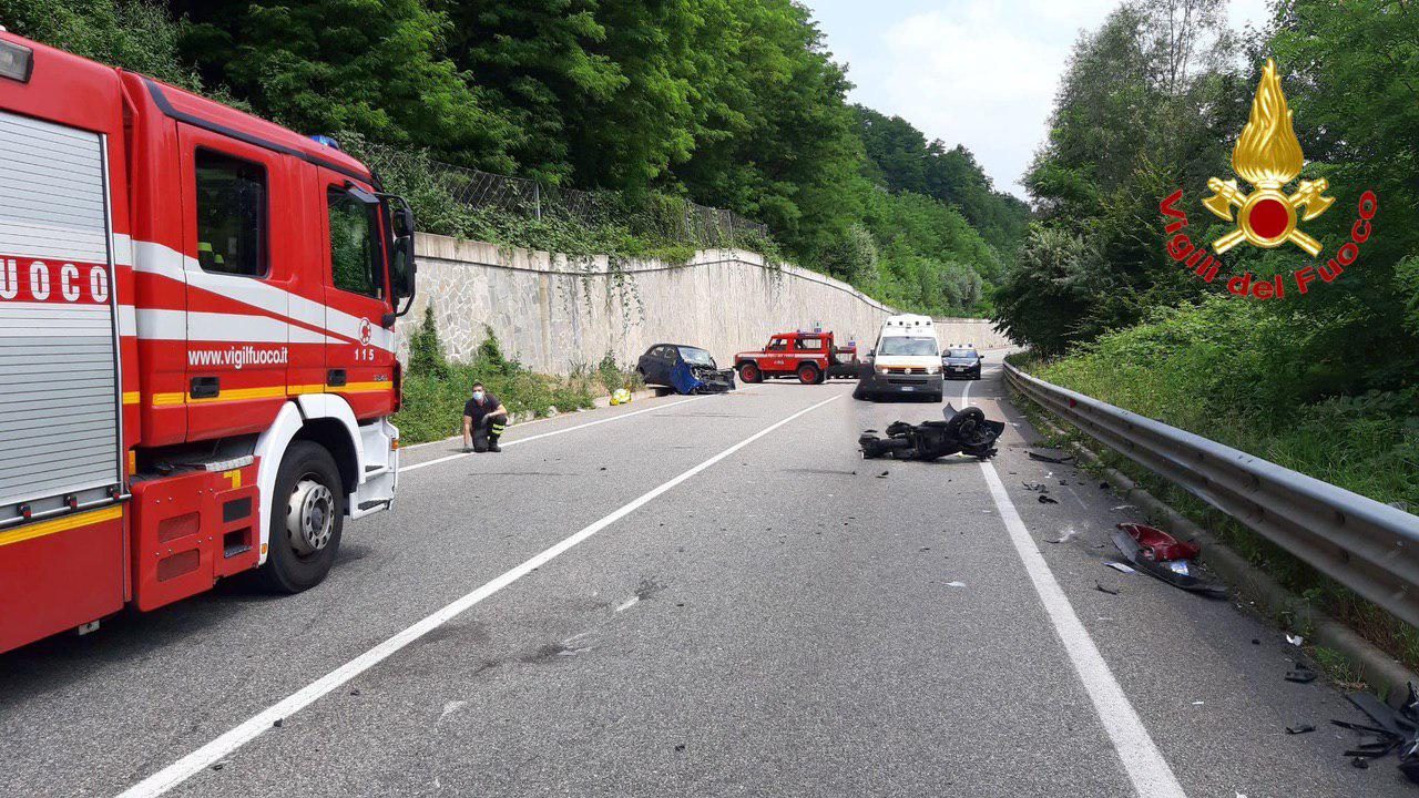 tremendo incidente a varese